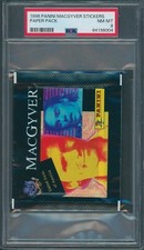 1996 Panini MacGyver Stickers Paper Pack PSA NM-MT 8 picture