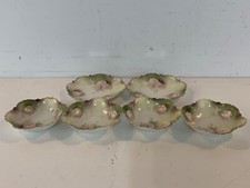 Ant Reinhold Schlegelmich German Porcelain Pair of Plates & 4 Bowls Floral Dec. picture
