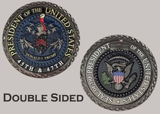 45th & 47th United States Presidential Seal Challenge Coin  J#33 picture