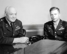 Hap Arnold WWI Ace with WWII Ace Dick Bong 8x10 Glossy Photo Print HT41362024 picture