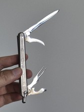 VTG TITANIUM POCKET KNIFE USSR ROCKET VOSTOK GAGARIN SOVIET Russian Space 60s ⭐ picture