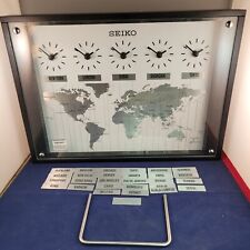 Seiko QXA539KLH Sylva World Time Zone Clock. Now old stock picture