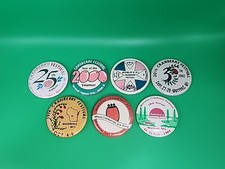 Vintage Warrens Cranberry Festival Button Pinback Pin Lot Wisconsin 1974 '81 '82 picture