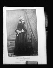 Photo:Florence Nightingale about 1858, from a photograph by [...] picture