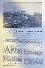 1907 How the Trolley is Revolutionizing Transportation illustrated picture