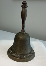 1923 Stanwich Church Fire Bell Greenwich CT Recast Bronze Souvenir Aug 22 1923 picture