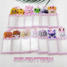 Kpop SEVENTEEN Cartoon Insert Card Photo Frame Keychain Photo Card Holder picture