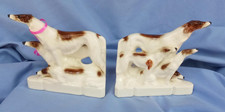 BORZOI  BOOKENDS MOM & PUPS ART DECO dog  figurine.........SALE....... picture