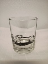 1942 Lincoln Continental Old Fashioned Bar Glass Vintage Car Whisky picture