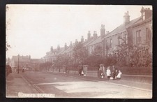 GB 1905-08 Real Photo Postcard; James Street in Masbro, Children picture