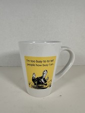 I'm Too Busy to to Tell People How Busy I am Mug - HAS TYPO picture