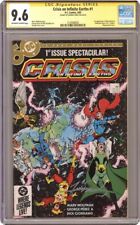 Crisis on Infinite Earths #1 - 1985 - CGC 9.6 - Signed by George Perez picture
