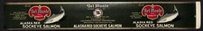 Del Monte Alaska Sockeye Salmon Paper Can Label Gilt c1925-35 Scarce VGC picture