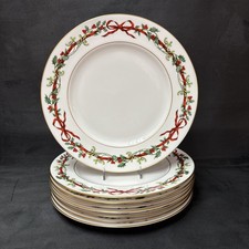 Royal Worcester HOLLY RIBBONS Dinner Plate 10 3/4 Inches picture
