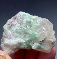 212 CRT Tourmaline crystal with Quartz specimen  From Afghanistan picture