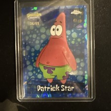 2025 Topps Chrome SpongeBob Squarepants Patrick Star BubbleFractor #/99 picture