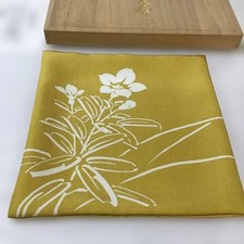 Moriguchi Kahiro Fukusa Tea Ceremony NT Treasure Kikyō Embroidery Limited Ed. picture