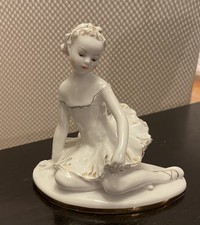 Mashenka porcelain figurine ballet dancer LFZ USSR ballerina vintage picture