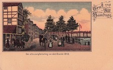 The Old Jungfernstieg Before the Fire 1842 - Hamburg, Germany -799664 picture