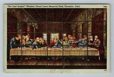 Glendale CA-California, The Last Supper Window, Vintage c1946 Postcard picture