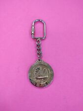 Vintage HONG KONG Pearl Of The Orient / Dragon Keychain Souvenir Metal Vtg Rare picture