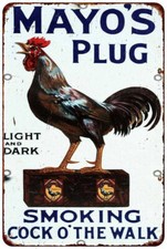 Mayo's Plug Vintage LOOK reproduction Metal sign picture