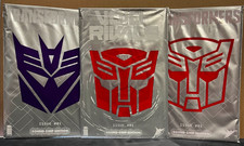 [Image] Transformers #1 A & B Covers, Void Rivals #1 Foil Sound Chip Reprint Set picture