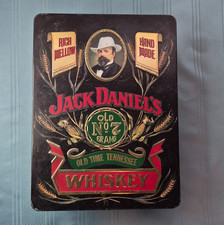 Vintage Jack Daniel's Old No 7 Whiskey Tin Gift Set 2 Glasses Rich Mellow picture