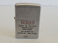 Vintage 1965 Zippo Lighter 2517191 Hobart Sales & Service Salisbury MD RARE  picture