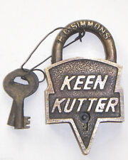 Keen Kutter Brass Lock And Keys picture