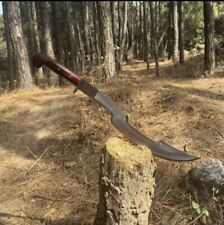 Custom Handmade Carbon Steel Blade Egyptian Khopesh Sword| Hunting Sword Camping picture