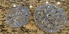 Antique ABP American Brilliant Cut glass round 6
