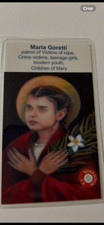 Saint Maria Goretti  3rd Class Relic Card Patron  Victims of Rape, Teenage girls picture