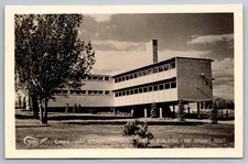 Vintage 1951 RPPC Camas Hot Springs Mineral Bath Building Montana MT Resort picture