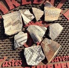 ☘️RR⚒: 9 Anasazi Pottery Shards From NE Arizona picture