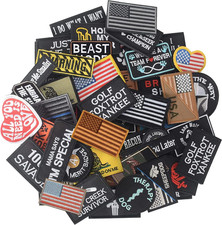 20 Pieces Random Patches Tactical Morale Embroidery Patches, Military Funny picture