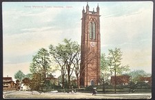 Keney Memorial Tower Hartford Connecticut Litho-Chrome German Postcard picture
