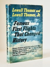 Lowell Thomas SIGNED 1968 1st Edition Bleriot Byrd Lindbergh Aviation picture