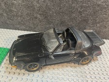 Franklin Mint Porsche 911 Carrera Targa 1/24 Diecast Black Gold [Age 13+] picture