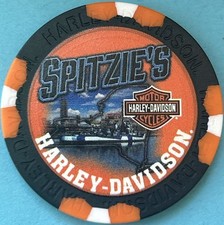 Harley Davidson Wide Print Poker Chip from Spitzies HD in Albany. New York picture
