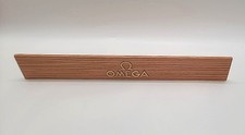 GENUINE OMEGA DEALER'S LARGE WOOD/METAL PLAQUE BRAND NEW picture