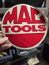 Vintage Old School Mac Tools 5.5 Inch Round Sticker / Decal.  NOS picture