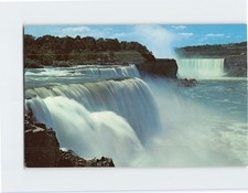 Postcard American Falls and Horseshoe Falls Niagara Falls North America picture