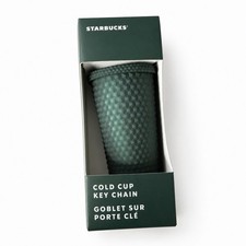 Starbucks Studded Soft Touch Coffee Cup - Dark Green Mini Tumbler Starbucks Cup picture