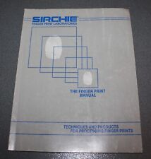 Two (2) Vintage Sirchie Finger Print Laboratories Catalogs - 1982 & 1989 Edition picture