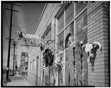 Photo:Butte Montana 1930s Brick Storefronts on Main Street Butte Cafe Sign picture
