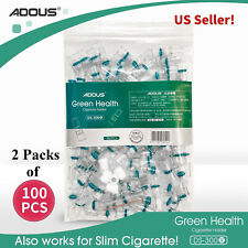 200 Pcs Disposable Tobacco Cigarette Filter Holder Slim Convert Reduce Tar picture