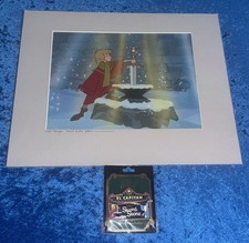 Disney The Sword in the Stone WART DSF Exclusive Animation Cel & DSSH Marquee picture
