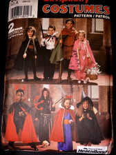 UCFF~Vtg 1990s Simplicity 8004 Unisex Halloween Costumes Pattern~Sz SM - LG picture