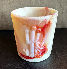 Vintage Akro Agate Mexicali Pickwick Jar without Lid picture